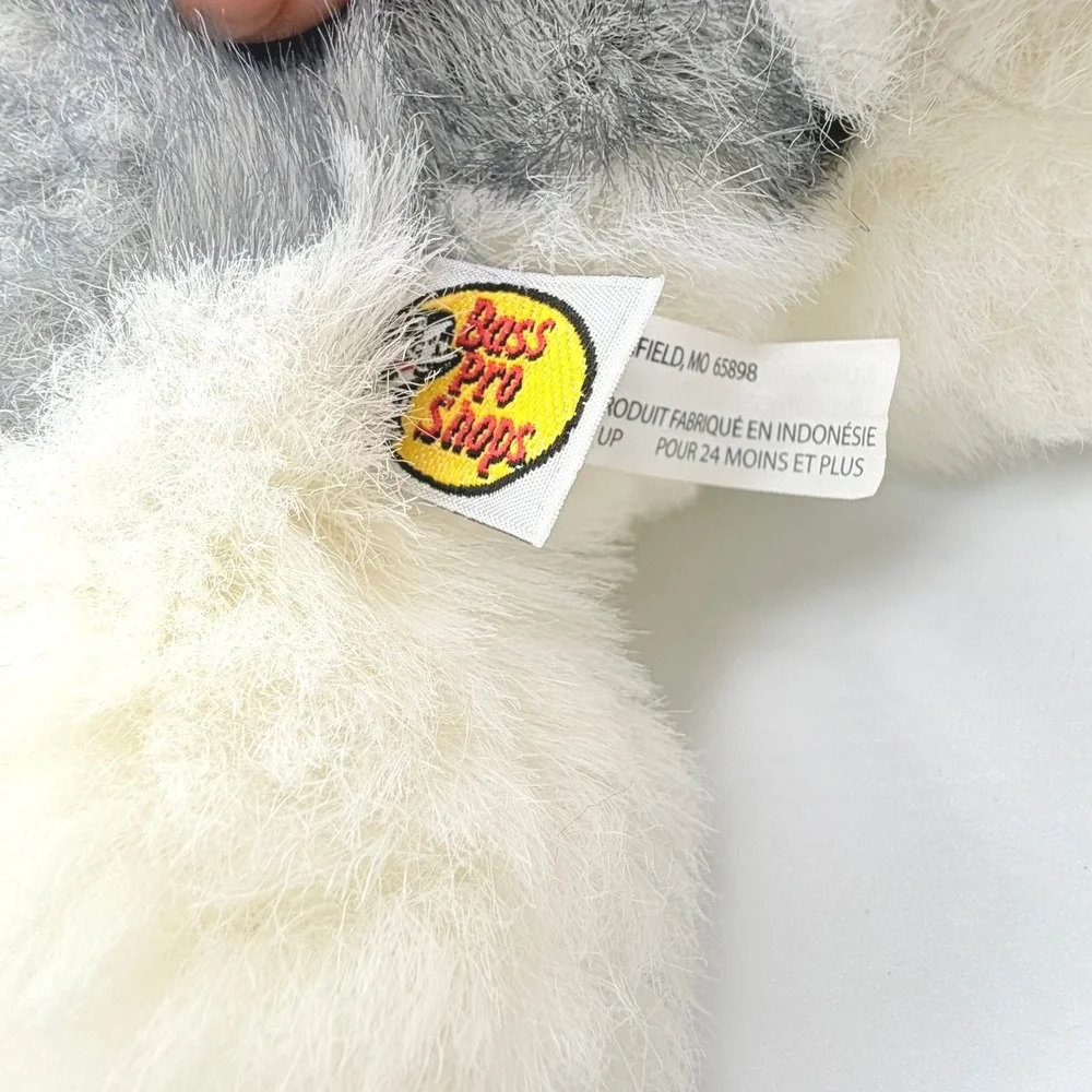 Bass Pro Shops Sasha Husky Plush Stuffed Animal Kids Grey White Realistic